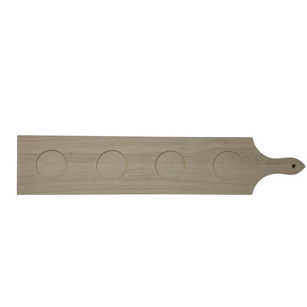 Martha Stewart Collection Beer Flight Paddle Board‎ Wood Farmhouse